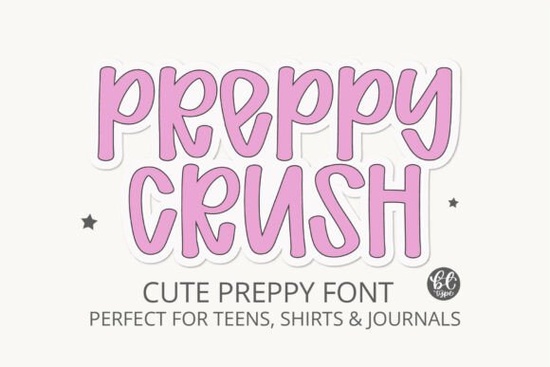 Preppycrush Font